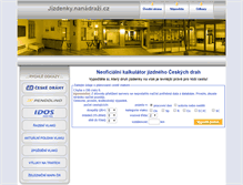 Tablet Screenshot of jizdenky.nanadrazi.cz